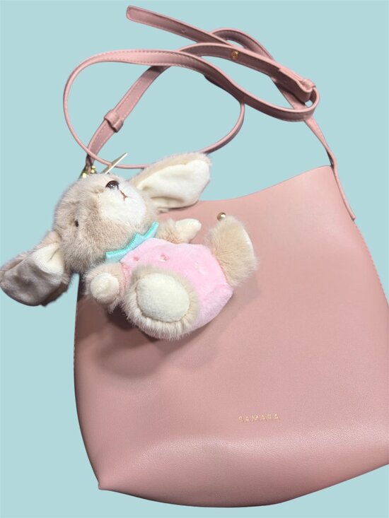 Handbags - BUNNY BAG CHARM WITH FREE VEGAN BAG